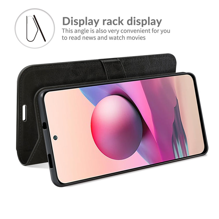 For Xiaomi Redmi Note 10S R64 Texture Single Horizontal Flip Protective Case with Holder & Card Slots & Wallet& Photo Frame