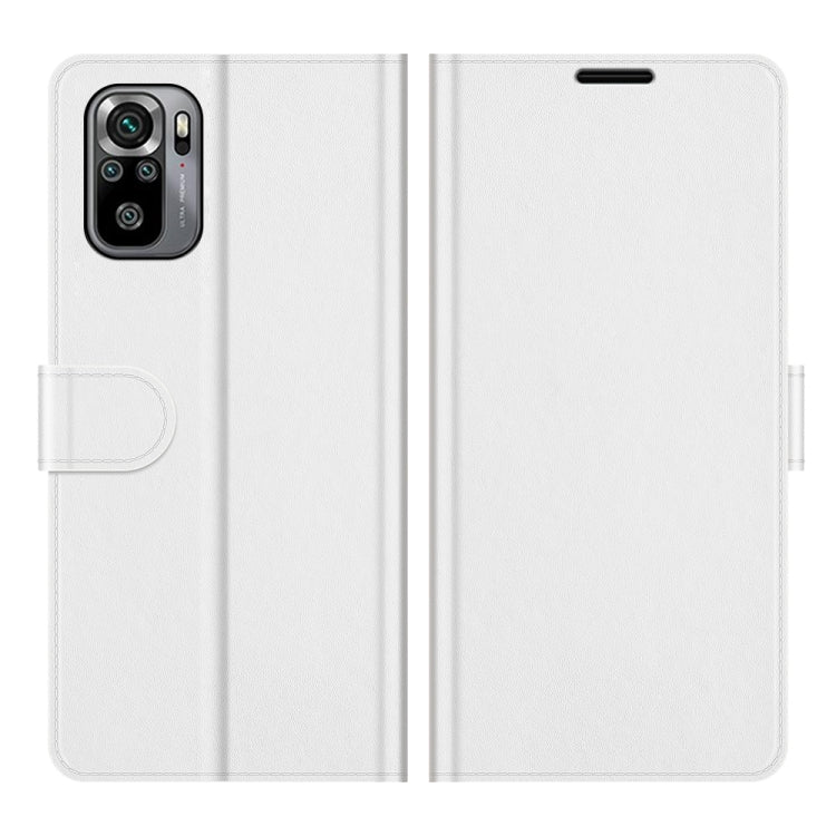 For Xiaomi Redmi Note 10S R64 Texture Single Horizontal Flip Protective Case with Holder & Card Slots & Wallet& Photo Frame