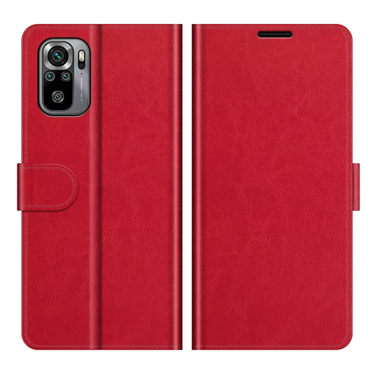 For Xiaomi Redmi Note 10S R64 Texture Single Horizontal Flip Protective Case with Holder & Card Slots & Wallet& Photo Frame