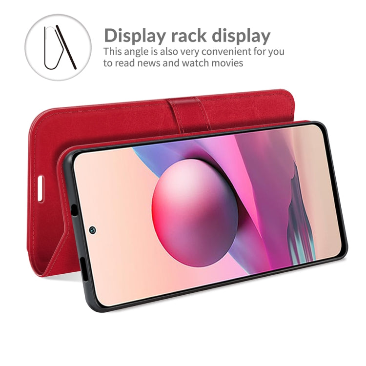 For Xiaomi Redmi Note 10S R64 Texture Single Horizontal Flip Protective Case with Holder & Card Slots & Wallet& Photo Frame