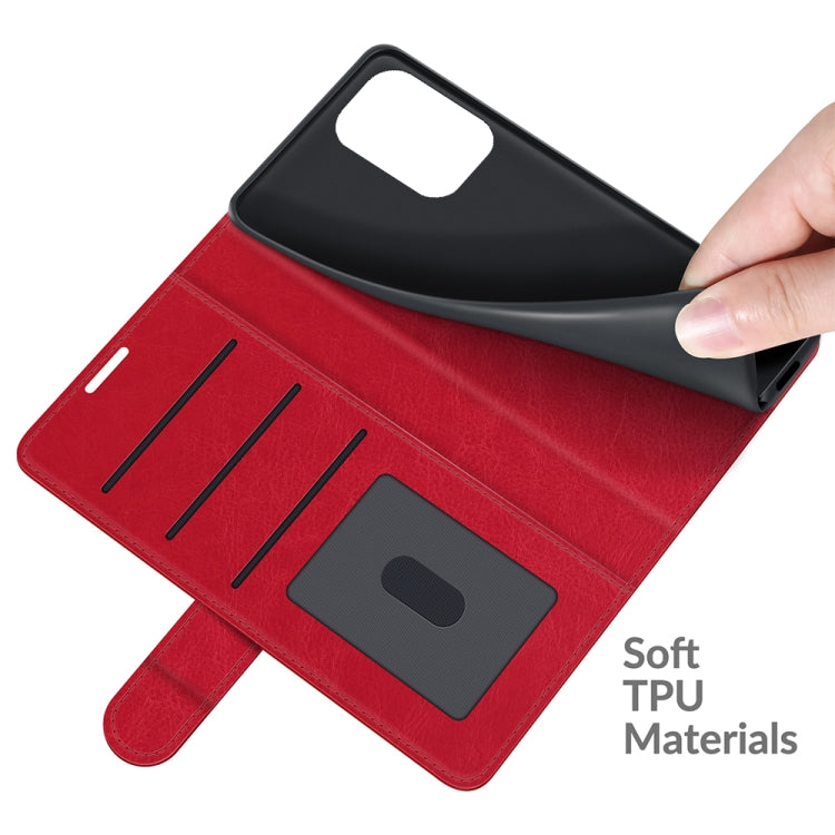 For Xiaomi Redmi Note 10S R64 Texture Single Horizontal Flip Protective Case with Holder & Card Slots & Wallet& Photo Frame