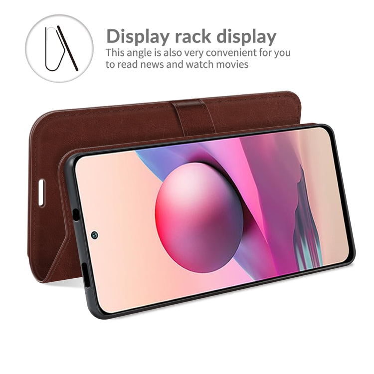 For Xiaomi Redmi Note 10S R64 Texture Single Horizontal Flip Protective Case with Holder & Card Slots & Wallet& Photo Frame