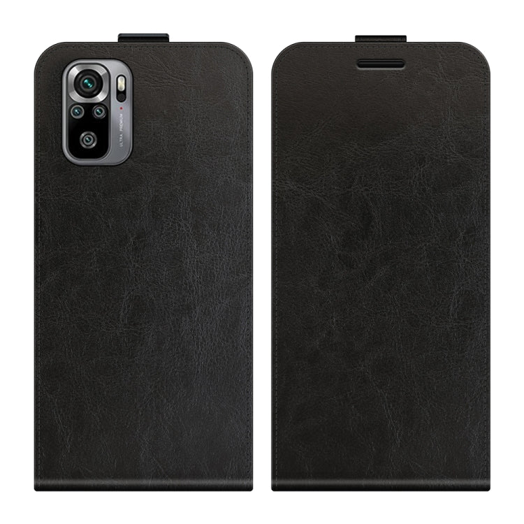 For Xiaomi Redmi Note 10S R64 Texture Single Vertical Flip Leather Protective Case with Card Slots & Photo Frame