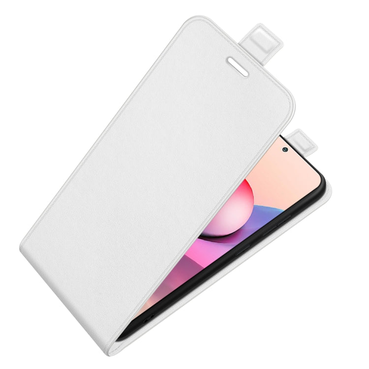 For Xiaomi Redmi Note 10S R64 Texture Single Vertical Flip Leather Protective Case with Card Slots & Photo Frame