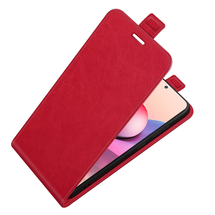 For Xiaomi Redmi Note 10S R64 Texture Single Vertical Flip Leather Protective Case with Card Slots & Photo Frame