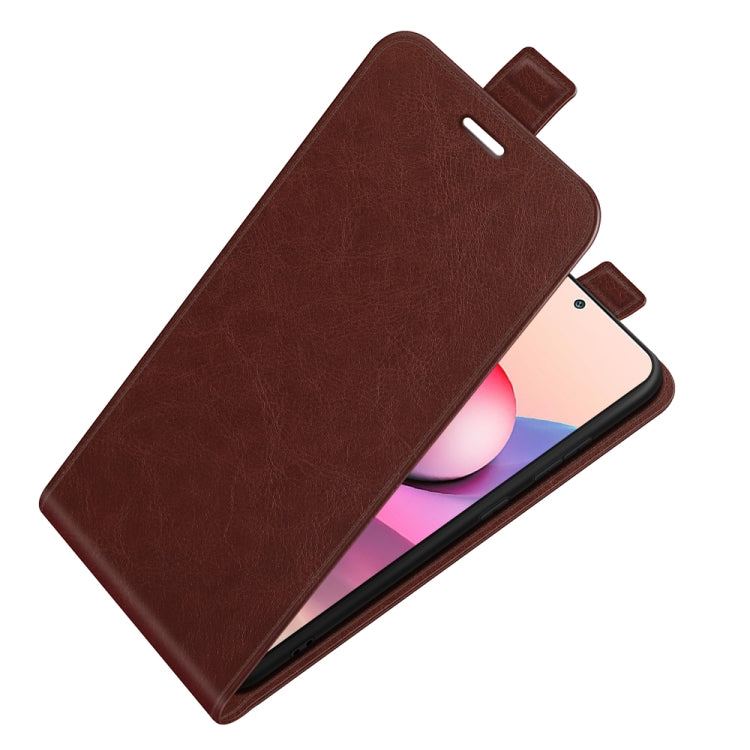 For Xiaomi Redmi Note 10S R64 Texture Single Vertical Flip Leather Protective Case with Card Slots & Photo Frame