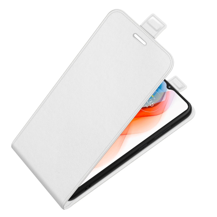 For Motorola Moto G Play 2021 R64 Texture Single Vertical Flip Leather Protective Case with Card Slots & Photo Frame