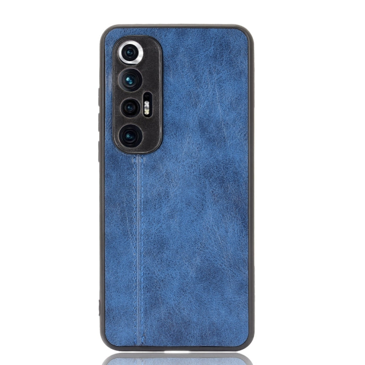 For Xiaomi Mi 10S Shockproof Sewing Cow Pattern Skin PC + PU + TPU Case