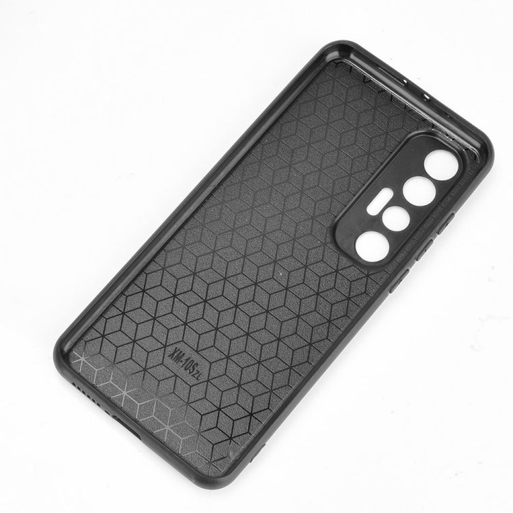 For Xiaomi Mi 10S Shockproof Sewing Cow Pattern Skin PC + PU + TPU Case