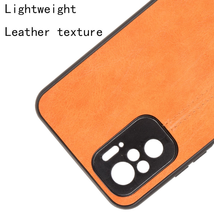 For Xiaomi Redmi Note 10 4G / Note 10S Shockproof Sewing Cow Pattern Skin PC + PU + TPU Case