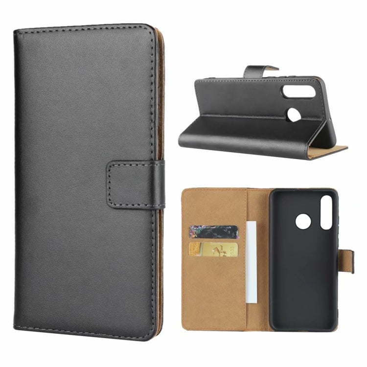 Horizontal Flip Leather Case for Huawei P30 Lite / Nova 4e, with Magnetic Buckle & Holder & Card Slots & Wallet(Black)