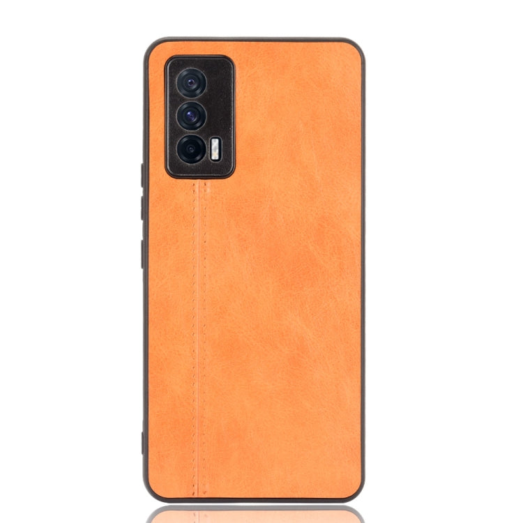 For vivo iQOO Neo5 Shockproof Sewing Cow Pattern Skin PC + PU + TPU Case