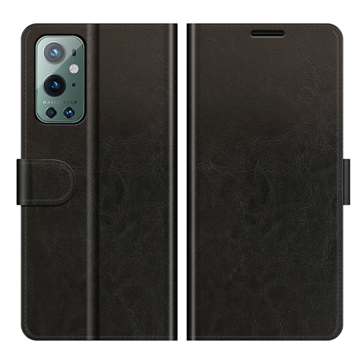For OnePlus 9 Pro R64 Texture Single Horizontal Flip Protective Case with Holder & Card Slots & Wallet& Photo Frame