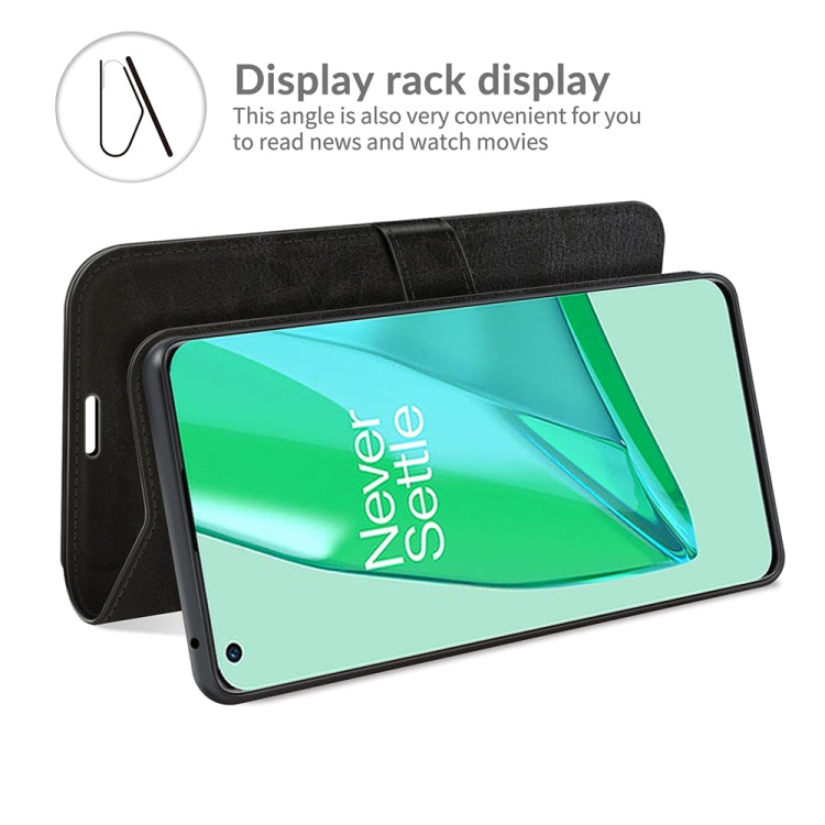For OnePlus 9 Pro R64 Texture Single Horizontal Flip Protective Case with Holder & Card Slots & Wallet& Photo Frame