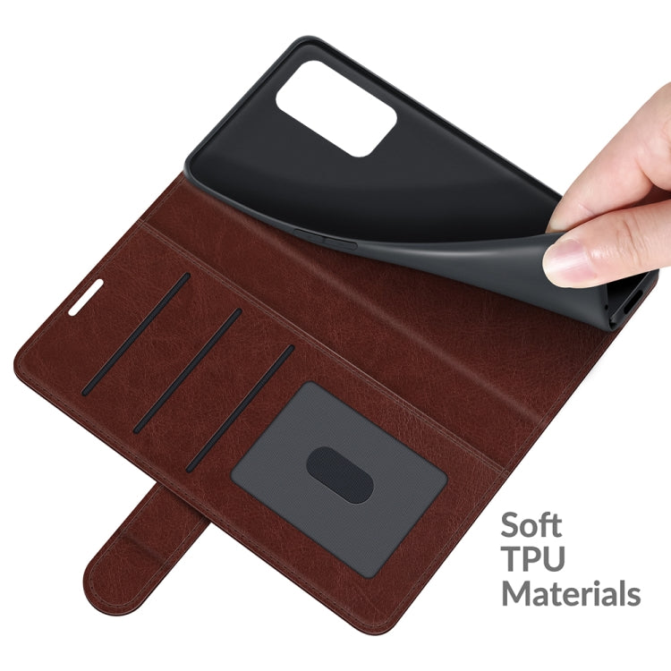 For OnePlus 9 Pro R64 Texture Single Horizontal Flip Protective Case with Holder & Card Slots & Wallet& Photo Frame