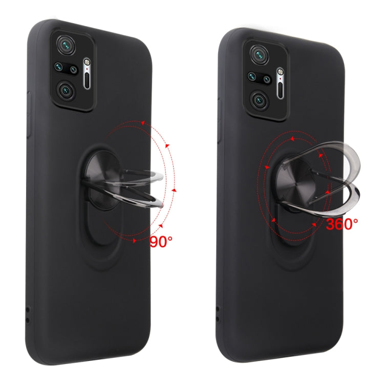 For Xiaomi Redmi Note 10 Pro / Note 10 Pro Max 360 Rotary Multifunctional Stent PC+TPU Case with Magnetic Invisible Holder