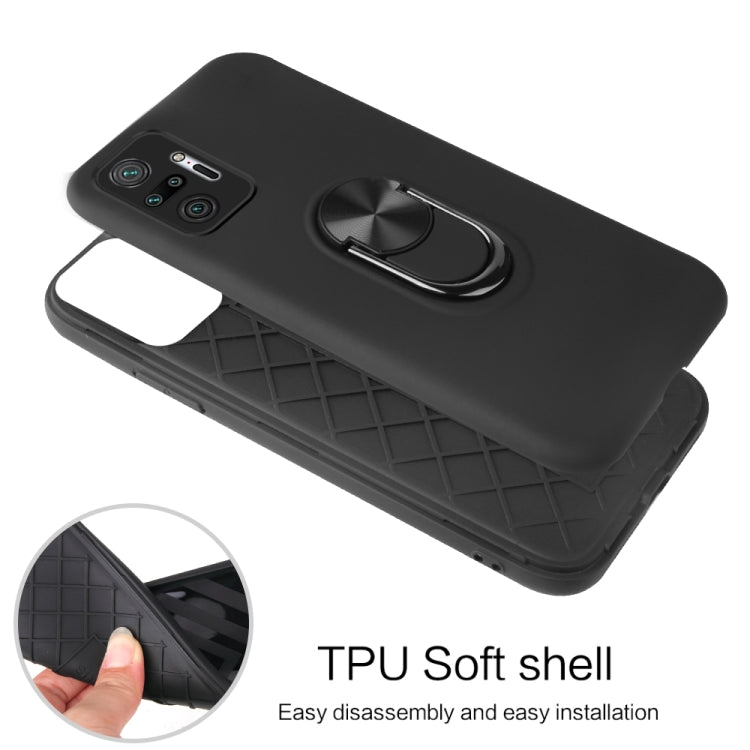 For Xiaomi Redmi Note 10 Pro / Note 10 Pro Max 360 Rotary Multifunctional Stent PC+TPU Case with Magnetic Invisible Holder