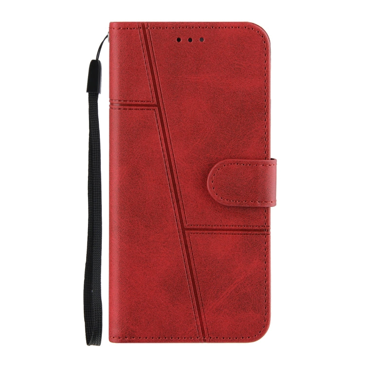For Xiaomi Redmi K40 / K40 Pro / POCO F3 Stitching Calf Texture Buckle Horizontal Flip Leather Case with Holder & Card Slots & Wallet & Lanyard