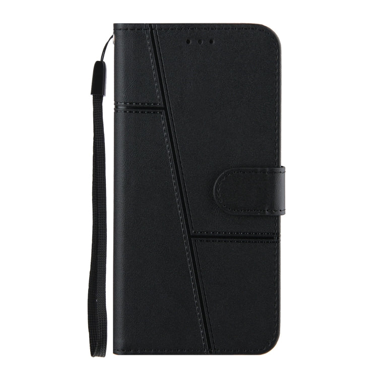 For Xiaomi Redmi Note 10 Pro /Note 10 Pro Max Stitching Calf Texture Buckle Horizontal Flip Leather Case with Holder & Card Slots & Wallet & Lanyard
