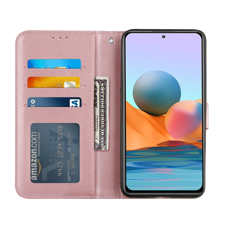 For Xiaomi Redmi Note 10 Pro /Note 10 Pro Max Stitching Calf Texture Buckle Horizontal Flip Leather Case with Holder & Card Slots & Wallet & Lanyard