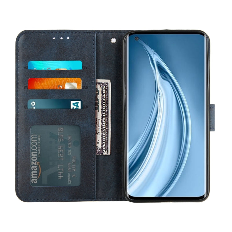 For Xiaomi Redmi Note 10 4G / Note 10S Stitching Calf Texture Buckle Horizontal Flip Leather Case with Holder & Card Slots & Wallet & Lanyard