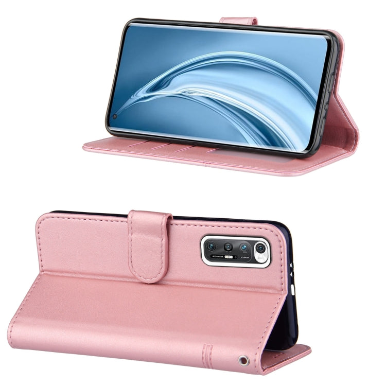 For Xiaomi Redmi Note 10 4G / Note 10S Stitching Calf Texture Buckle Horizontal Flip Leather Case with Holder & Card Slots & Wallet & Lanyard