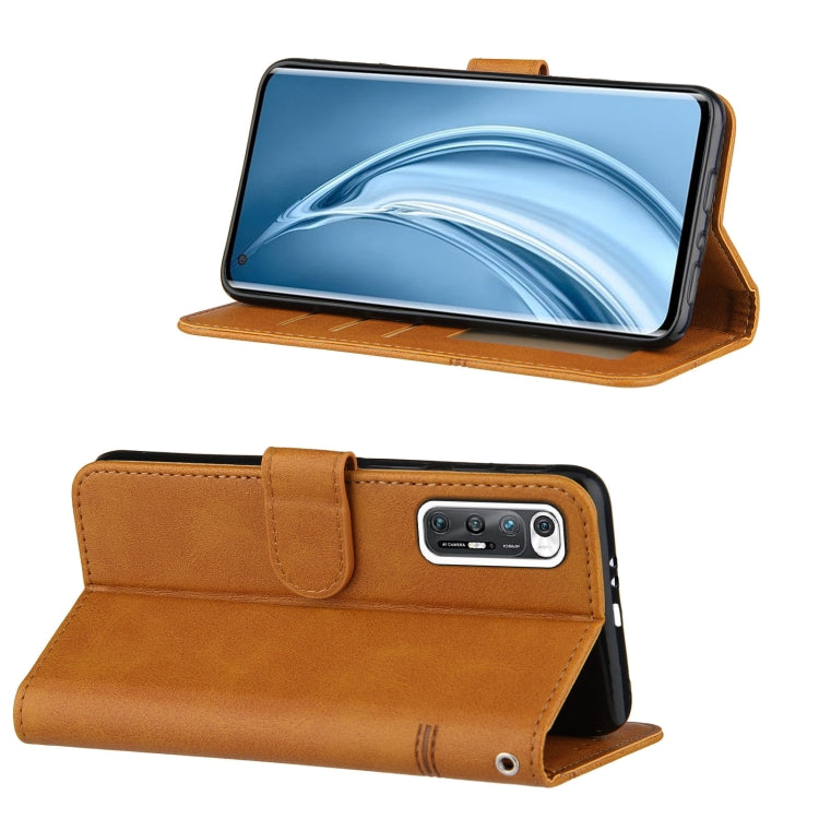For Xiaomi Mi 10S Stitching Calf Texture Buckle Horizontal Flip Leather Case with Holder & Card Slots & Wallet & Lanyard