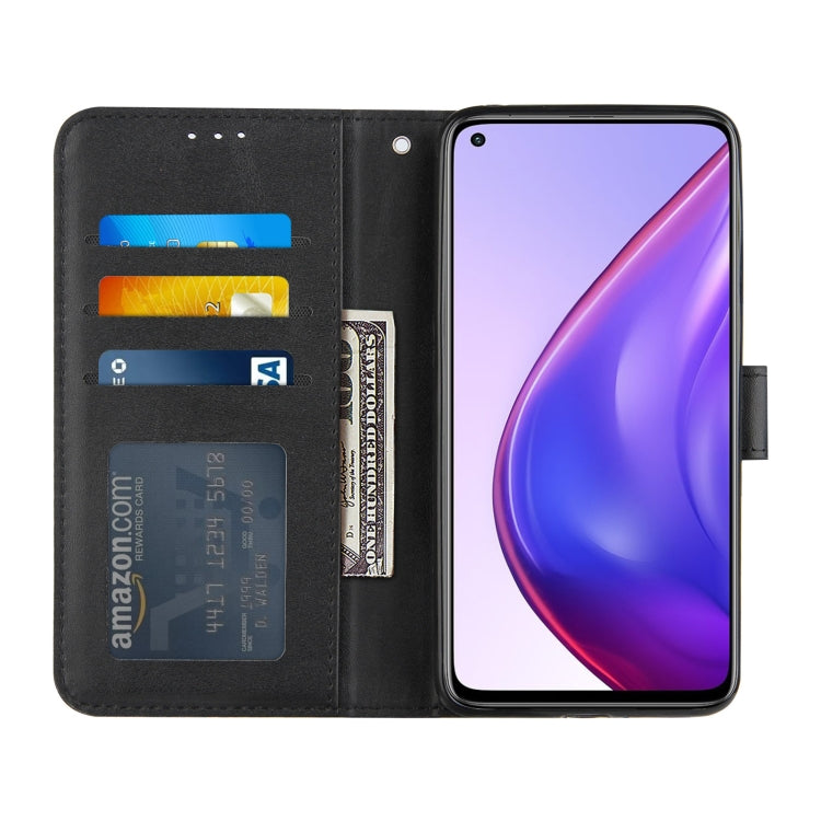 For Xiaomi Mi 10T / 10T Pro Stitching Calf Texture Buckle Horizontal Flip Leather Case with Holder & Card Slots & Wallet & Lanyard