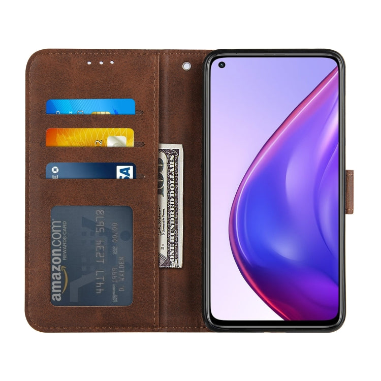 For Xiaomi Mi 10T / 10T Pro Stitching Calf Texture Buckle Horizontal Flip Leather Case with Holder & Card Slots & Wallet & Lanyard