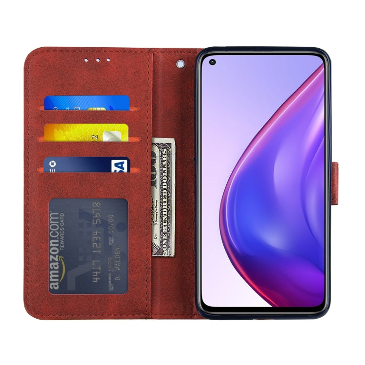 For Xiaomi Mi 10T / 10T Pro Stitching Calf Texture Buckle Horizontal Flip Leather Case with Holder & Card Slots & Wallet & Lanyard