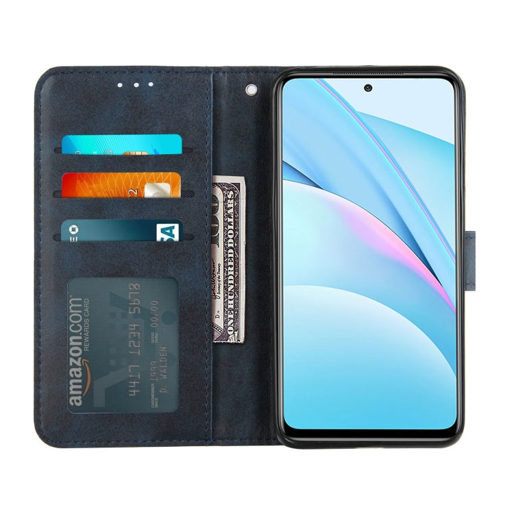 For Xiaomi Mi 10T Lite Stitching Calf Texture Buckle Horizontal Flip Leather Case with Holder & Card Slots & Wallet & Lanyard