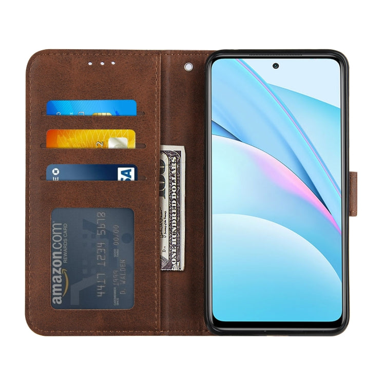 For Xiaomi Mi 10T Lite Stitching Calf Texture Buckle Horizontal Flip Leather Case with Holder & Card Slots & Wallet & Lanyard