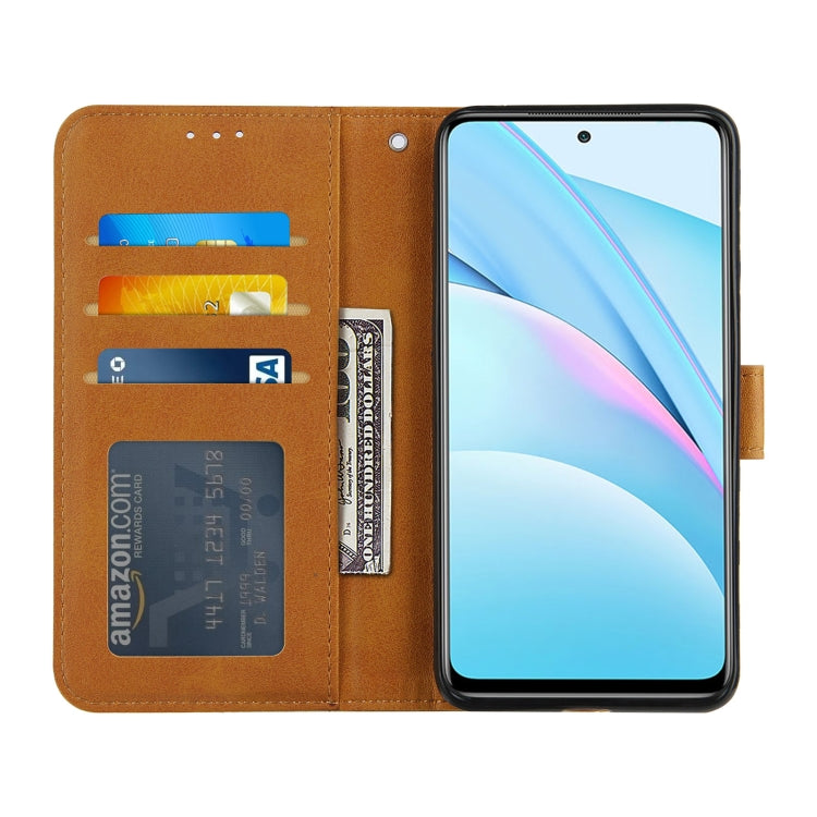 For Xiaomi Mi 10T Lite Stitching Calf Texture Buckle Horizontal Flip Leather Case with Holder & Card Slots & Wallet & Lanyard