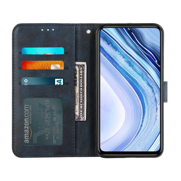 For Xiaomi Red Note 9S / Note 9 Pro Stitching Calf Texture Buckle Horizontal Flip Leather Case with Holder & Card Slots & Wallet & Lanyard