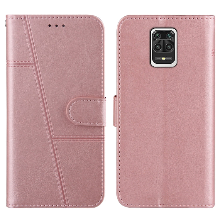 For Xiaomi Red Note 9S / Note 9 Pro Stitching Calf Texture Buckle Horizontal Flip Leather Case with Holder & Card Slots & Wallet & Lanyard