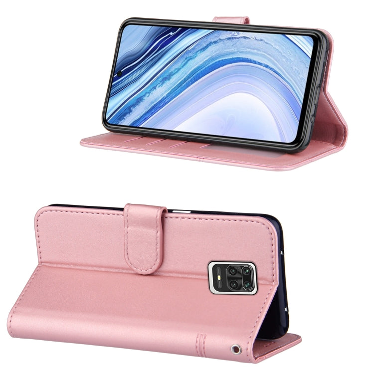 For Xiaomi Red Note 9S / Note 9 Pro Stitching Calf Texture Buckle Horizontal Flip Leather Case with Holder & Card Slots & Wallet & Lanyard