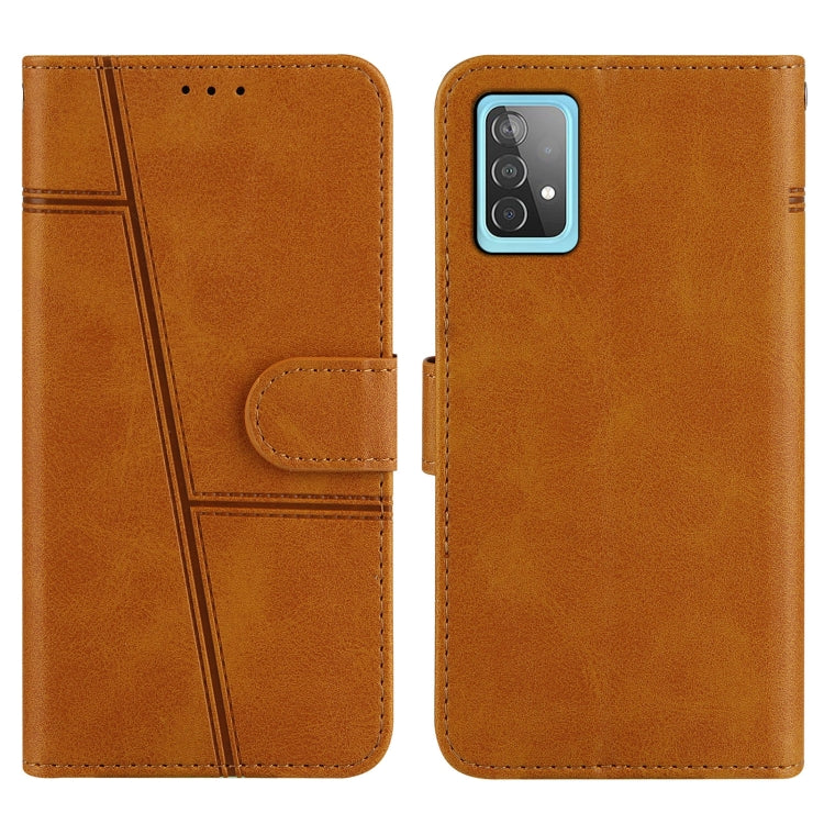 For OPPO A52/A72/A92 Stitching Calf Texture Buckle Horizontal Flip Leather Case with Holder & Card Slots & Wallet & Lanyard