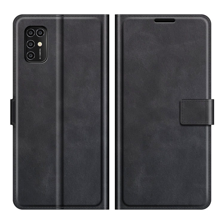 For ZTE V2020 Smart Retro Calf Pattern Buckle Horizontal Flip Leather Case with Holder & Card Slots & Wallet