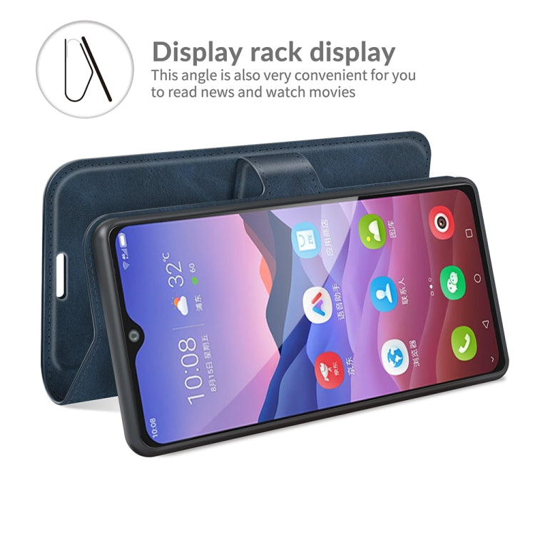 For ZTE V2020 Smart Retro Calf Pattern Buckle Horizontal Flip Leather Case with Holder & Card Slots & Wallet