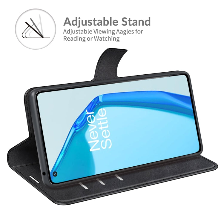 For OnePlus 9R Retro Calf Pattern Buckle Horizontal Flip Leather Case with Holder & Card Slots & Wallet