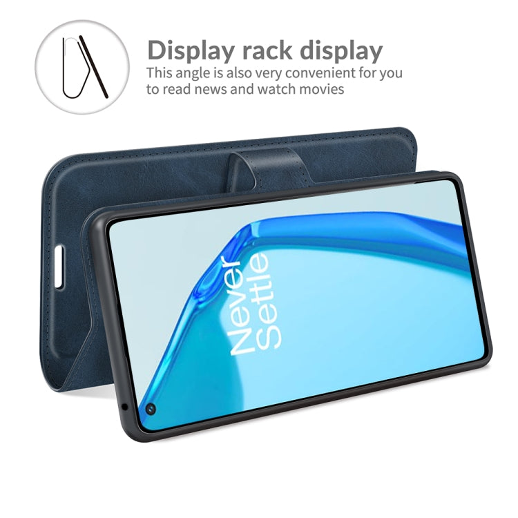 For OnePlus 9R Retro Calf Pattern Buckle Horizontal Flip Leather Case with Holder & Card Slots & Wallet