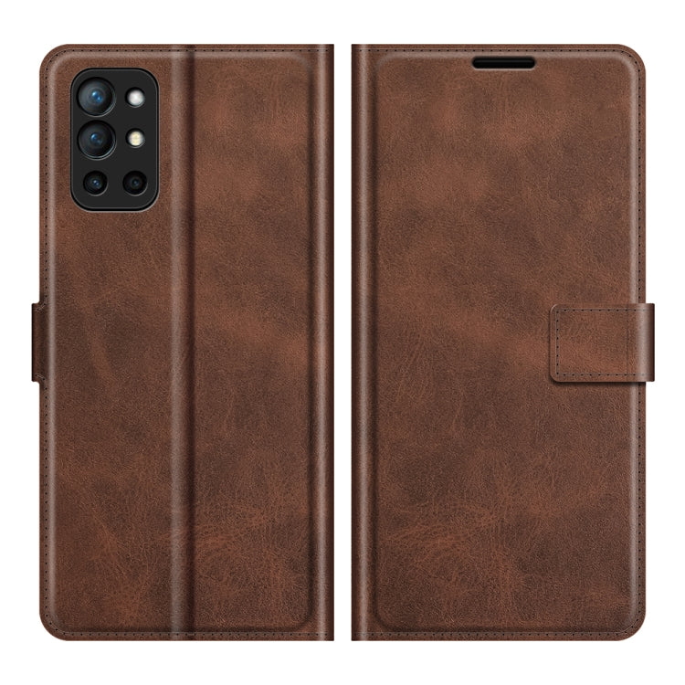 For OnePlus 9R Retro Calf Pattern Buckle Horizontal Flip Leather Case with Holder & Card Slots & Wallet