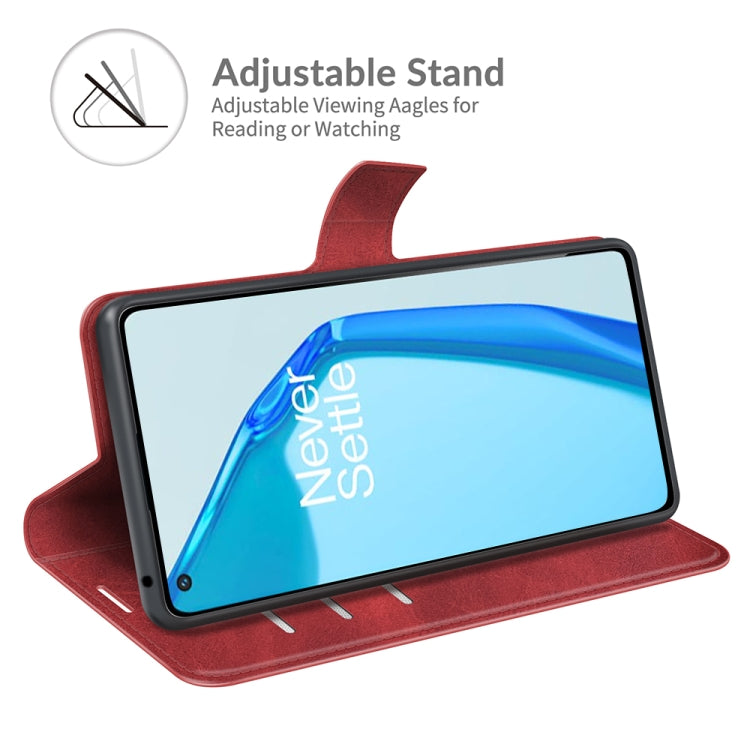 For OnePlus 9R Retro Calf Pattern Buckle Horizontal Flip Leather Case with Holder & Card Slots & Wallet