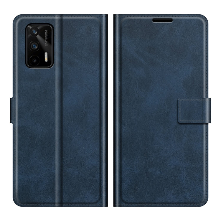 For OPPO Realme GT 5G/Realme Q3 Pro 5G Retro Calf Pattern Buckle Horizontal Flip Leather Case with Holder & Card Slots & Wallet