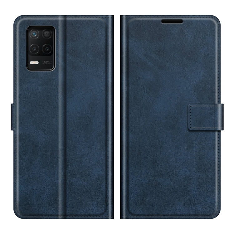 For OPPO Realme Q3i 5G/Realme Q3 5G Retro Calf Pattern Buckle Horizontal Flip Leather Case with Holder & Card Slots & Wallet