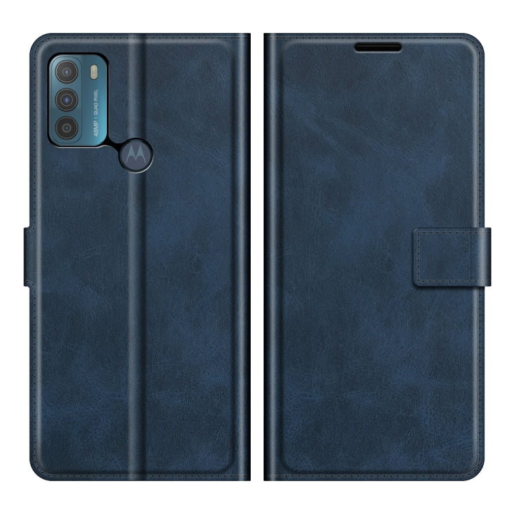 For Motorola Moto G50 Retro Calf Pattern Buckle Horizontal Flip Leather Case with Holder & Card Slots & Wallet