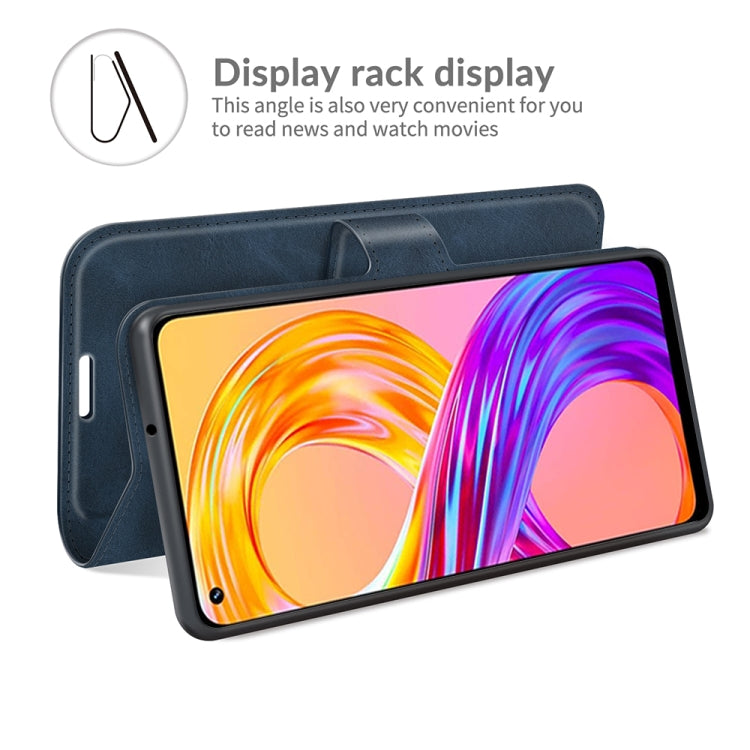 For OPPO Realme 8 / Realme 8 Pro Retro Calf Pattern Buckle Horizontal Flip Leather Case with Holder & Card Slots & Wallet
