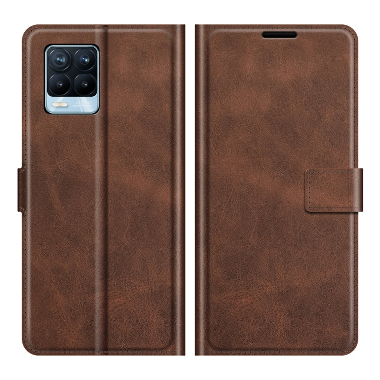 For OPPO Realme 8 / Realme 8 Pro Retro Calf Pattern Buckle Horizontal Flip Leather Case with Holder & Card Slots & Wallet