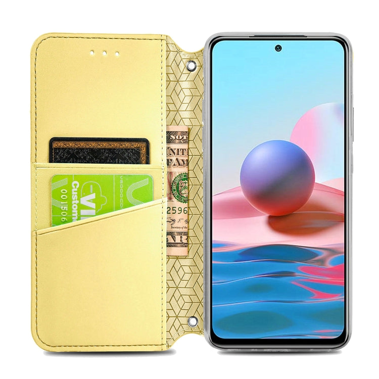 For Xiaomi Redmi Note 10 4G Blooming Mandala Embossed Pattern Magnetic Horizontal Flip Leather Case with Holder & Card Slots & Wallet