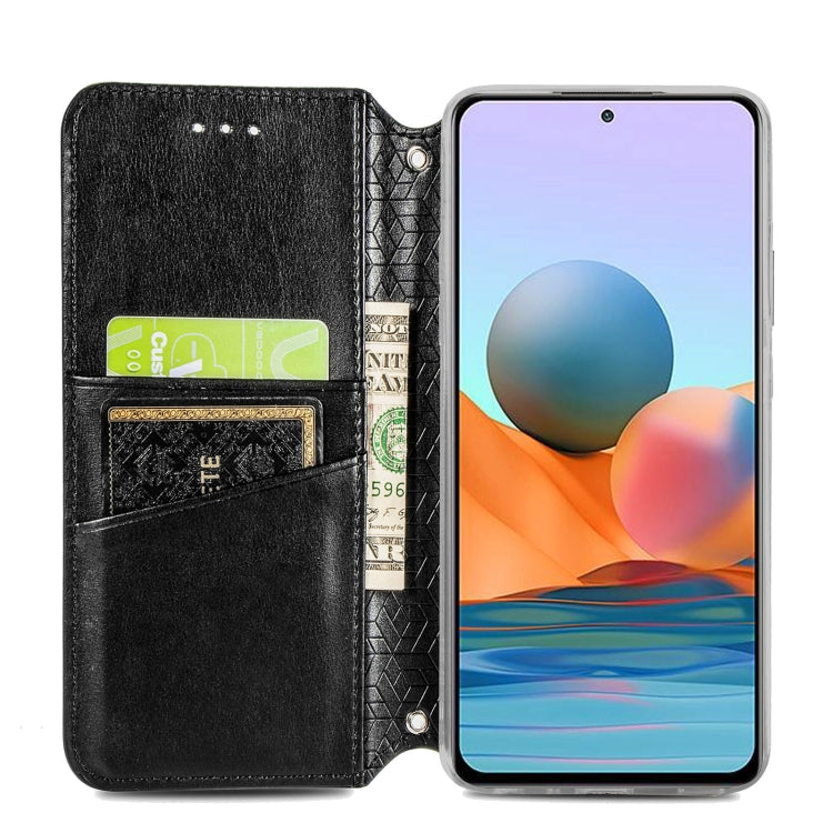 For Xiaomi Redmi Note 10 Pro Blooming Mandala Embossed Pattern Magnetic Horizontal Flip Leather Case with Holder & Card Slots & Wallet